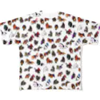 POPPY＿moooo  チャリティーショップの2022 春　競走馬柄 All-Over Print T-Shirt