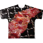 脂身通信Ｚの【フルグラフィック】焼肉♪230503 All-Over Print T-Shirt