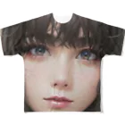 アッキーの転生したら美少女になった件！ フルグラフィックTシャツ