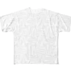 【F.family】MFGのMFG(Ⅷロゴモノグラム)白枠 All-Over Print T-Shirt