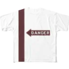 Y.T.S.D.F.Design　自衛隊関連デザインのDANGER All-Over Print T-Shirt