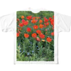 桜のチューリップ All-Over Print T-Shirt