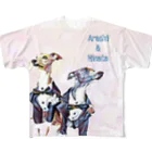 雨雲色と太陽色のt All-Over Print T-Shirt