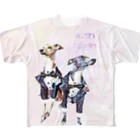 雨雲色と太陽色のため息 All-Over Print T-Shirt