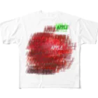 シルヴィア・紫の夜明け【SylviaPurpleDawn】のAPPLE All-Over Print T-Shirt