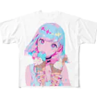 ヤバいTシャツ屋しゃんの暑い夏はアイスだ013 フルグラフィックTシャツ