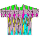 赤屋の悟りうさぎの夢 フルグラフィックTシャツ