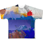 宇都木チエミの自然素材多め All-Over Print T-Shirt