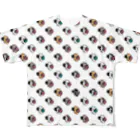 きんにく村SHOPのばーべるニャンコズ All-Over Print T-Shirt