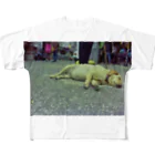 Robin_Hiroshimaの台中の眉毛犬さん フルグラフィックTシャツ