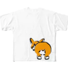 虹色コーギーdays☆のこーぎー(おしり) All-Over Print T-Shirt