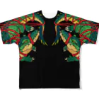 BA666のワニ４頭飼い All-Over Print T-Shirt