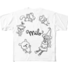 ℹ︎のマイロとお友だち All-Over Print T-Shirt