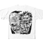 awaokoshiのThe North Wind and the Sun フルグラフィックTシャツ