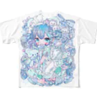 なつめみく♡イラストレーターのくまメイド All-Over Print T-Shirt