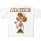 PPBOBBY13のALOHA Hula Girl フルグラフィックTシャツ