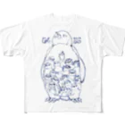 ヤママユ(ヤママユ・ペンギイナ)の0425-18 Penguins of the World- フルグラフィックTシャツ