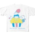 spicemachine-shopのMainichi kodomo cupcake フルグラフィックTシャツ