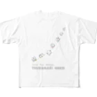 chocosshi shopの楽しむ時は、とことん楽しむ！ All-Over Print T-Shirt