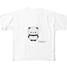 ゆきいろデザインのpanda フルグラフィックTシャツ