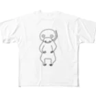 PIKA025のナマケモノ フルグラフィックTシャツ