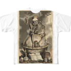 J. Jeffery Print Galleryの死の舞踏 -ダンス オブ デス All-Over Print T-Shirt