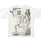 J. Jeffery Print Galleryのホルバインの死の舞踏と聖書の木版画 All-Over Print T-Shirt