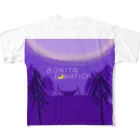 Bonita LunáticaのBonita lunática ロゴ フルグラフィックTシャツ