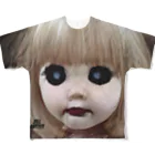 【ホラー専門店】ジルショップの怖い幼女の西洋人形 All-Over Print T-Shirt