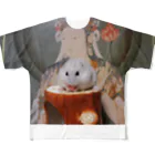 KETOPIKETOPISの貪欲をみつめる観音様 All-Over Print T-Shirt