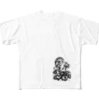 Neko-Usaのゼラニウム フルグラフィックTシャツ