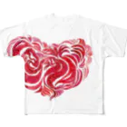 明歩/らぁの愛、こころ All-Over Print T-Shirt