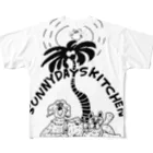 sunny days kitchenのサニーデイズキッチン　オリジナル フルグラフィックTシャツ