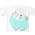 one-naacoのもふセキセイ。 All-Over Print T-Shirt