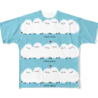 ハトのモモヒキの可愛いエナガ団子です♪ All-Over Print T-Shirt