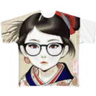 眼鏡乃鯖江の眼鏡の鯖江 All-Over Print T-Shirt
