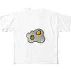 moon lightの双子の目玉焼き フルグラフィックTシャツ