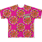 megallanicaのVINCA MAJOR -windmill- All-Over Print T-Shirt