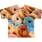 ブーブスエイリアンのDonuts フルグラフィックTシャツ