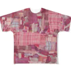 tailor P-cafe by HNPeerのORIコラージュPRINT -pink All-Over Print T-Shirt