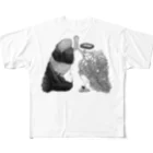 菩化鳥/ヴォケドリの「呼吸と巣」 フルグラフィックTシャツ