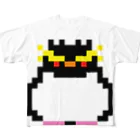 ヤママユ(ヤママユ・ペンギイナ)の16bit Southern Rockhopper フルグラフィックTシャツ