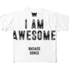 BadAss Sores公式グッズのわたしすげえグッズ All-Over Print T-Shirt