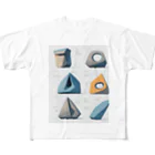 aokitaのストーンアートデザイン All-Over Print T-Shirt