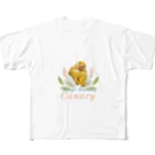 matatabi_koboのカナリア（レモン） フルグラフィックTシャツ