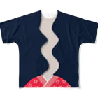 Suzutakaのろくろっ首 All-Over Print T-Shirt