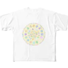 光のフラーレン33の光の曼荼羅　ひかり All-Over Print T-Shirt