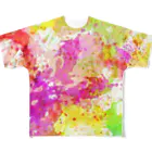 untidyboxのカラフルカラーのスプラッシュちゃん All-Over Print T-Shirt