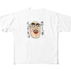 じゅうに（Jyuuni）の0061・サダ（メガネあり）・配信者シリーズ（じゅうにブランド） All-Over Print T-Shirt