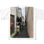 なまず屋の路地1 All-Over Print T-Shirt